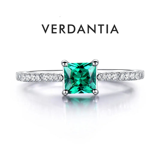 Verdantia™  Emerald Gemstone Rings - 925 Sterling Silver - Fine Jewelry